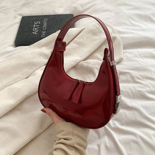 Crescent Cherry Red Bag (Pre-Order)